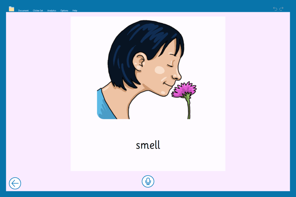 The Five Senses - Clicker Talk KS1 subject learning 4